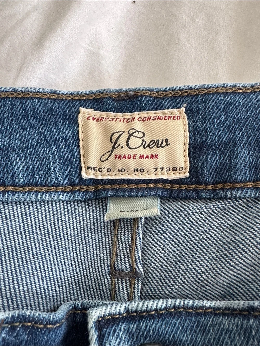 J Crew Men's Blue Denim Jeans - Classic Slim Fit,Style 484,36 X 32